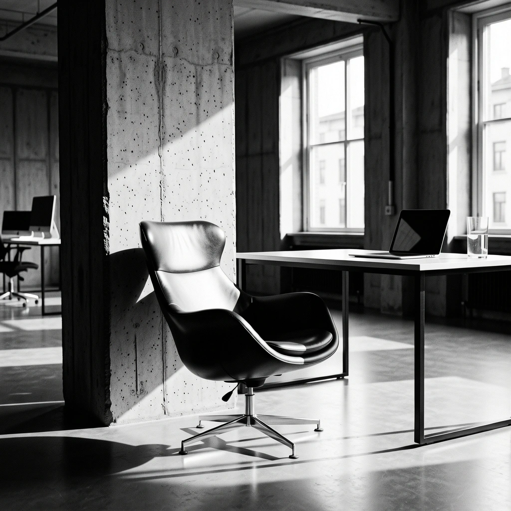 Espace de travail minimaliste